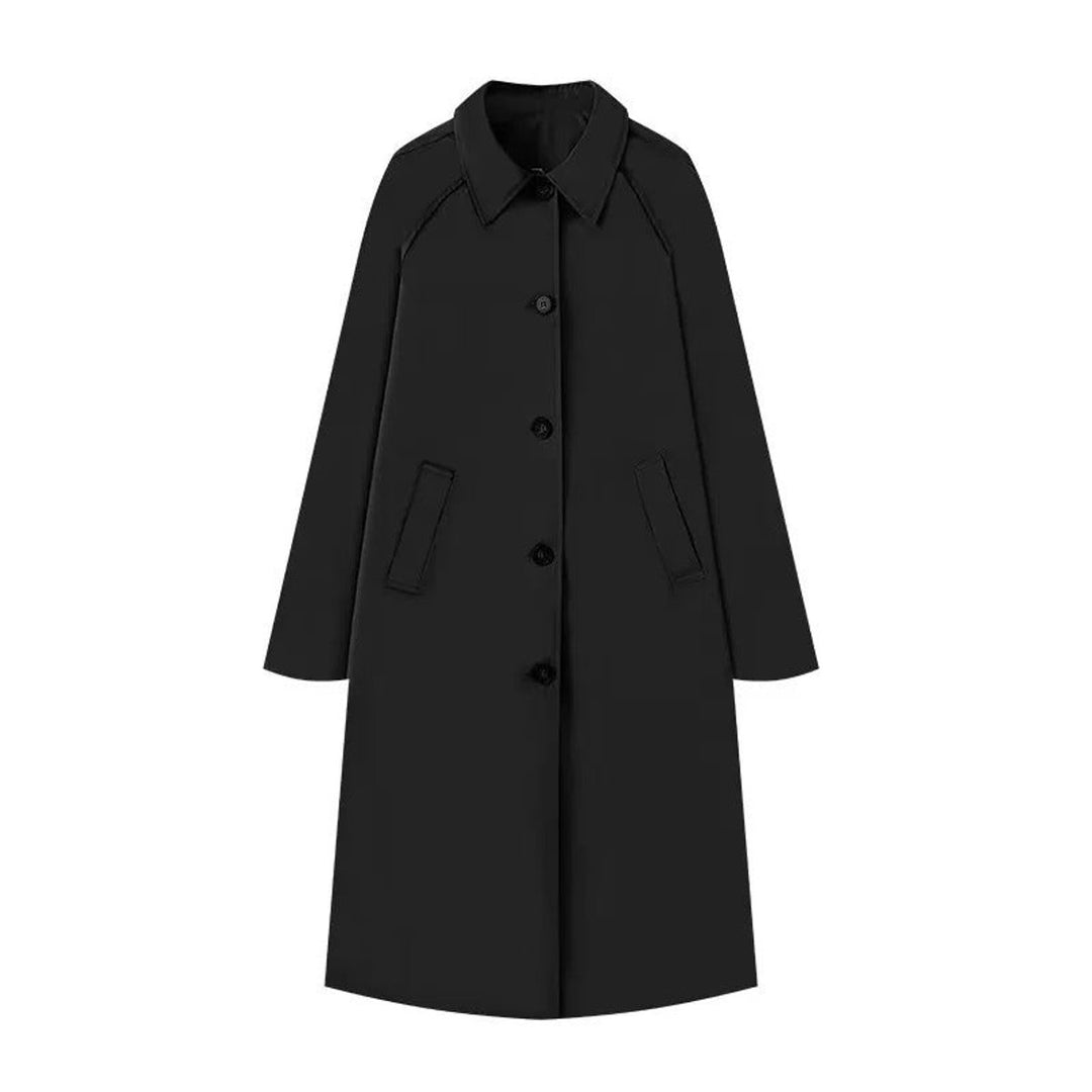 Women's Classic Longline Slim-Fit Trench Coat