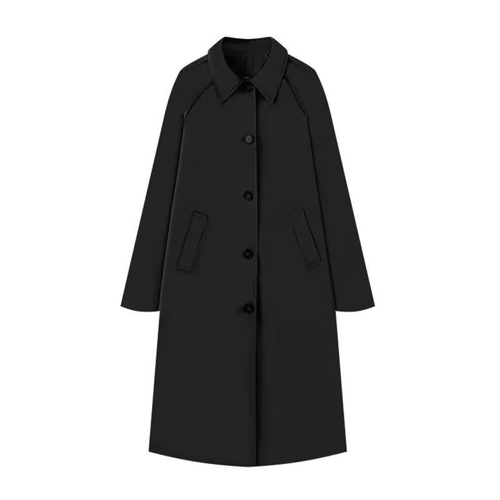 Women's Classic Longline Slim-Fit Trench Coat