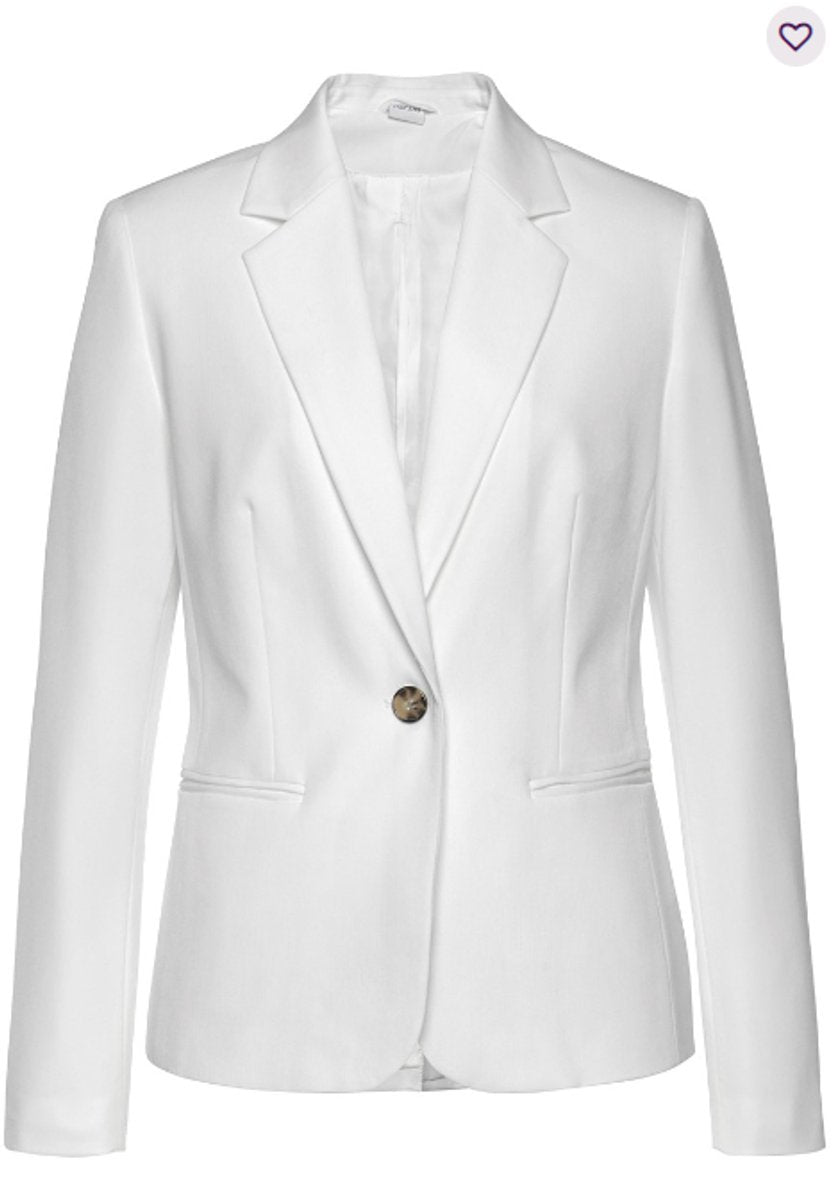 Women's Classic Single-Button Slim-Fit Blazer