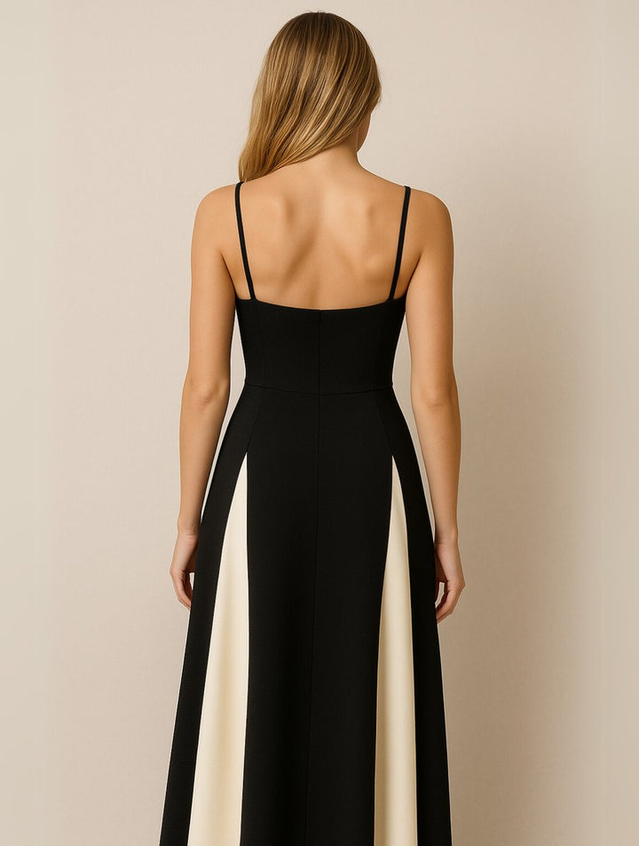 Women's Elegant Sweetheart A-Line Fall Wedding Guest Dress Formal Maxi Gown