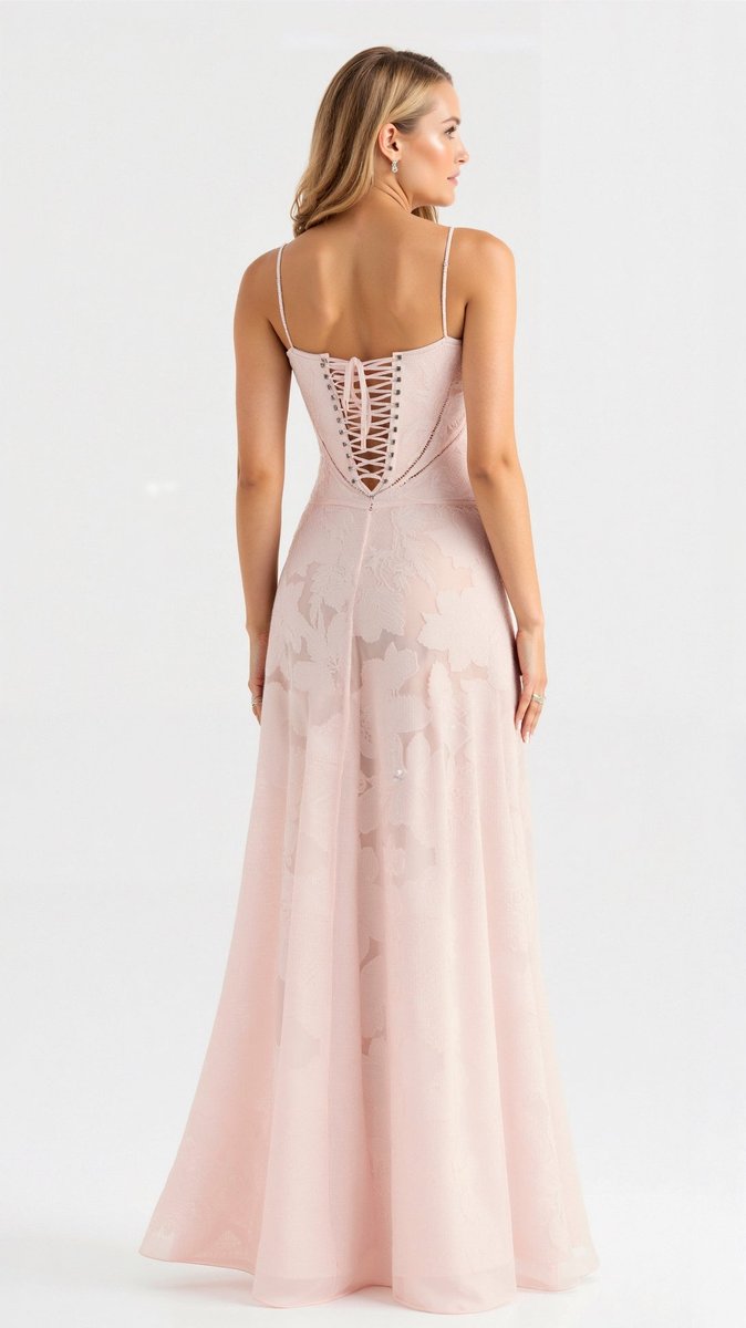Women's Fall Wedding Guest Dress Floral Lace Bustier Maxi