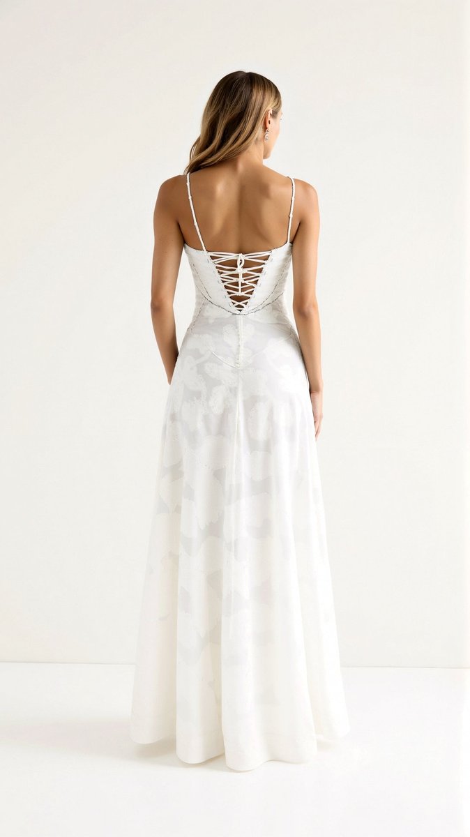 Women's Fall Wedding Guest Dress Floral Lace Bustier Maxi