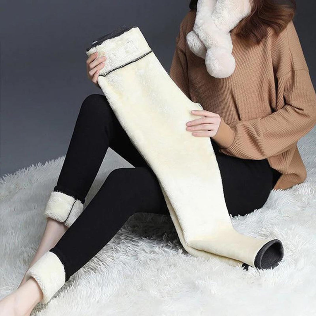 Women's Fleece-Lined High-Waist Thermal Winter Legging