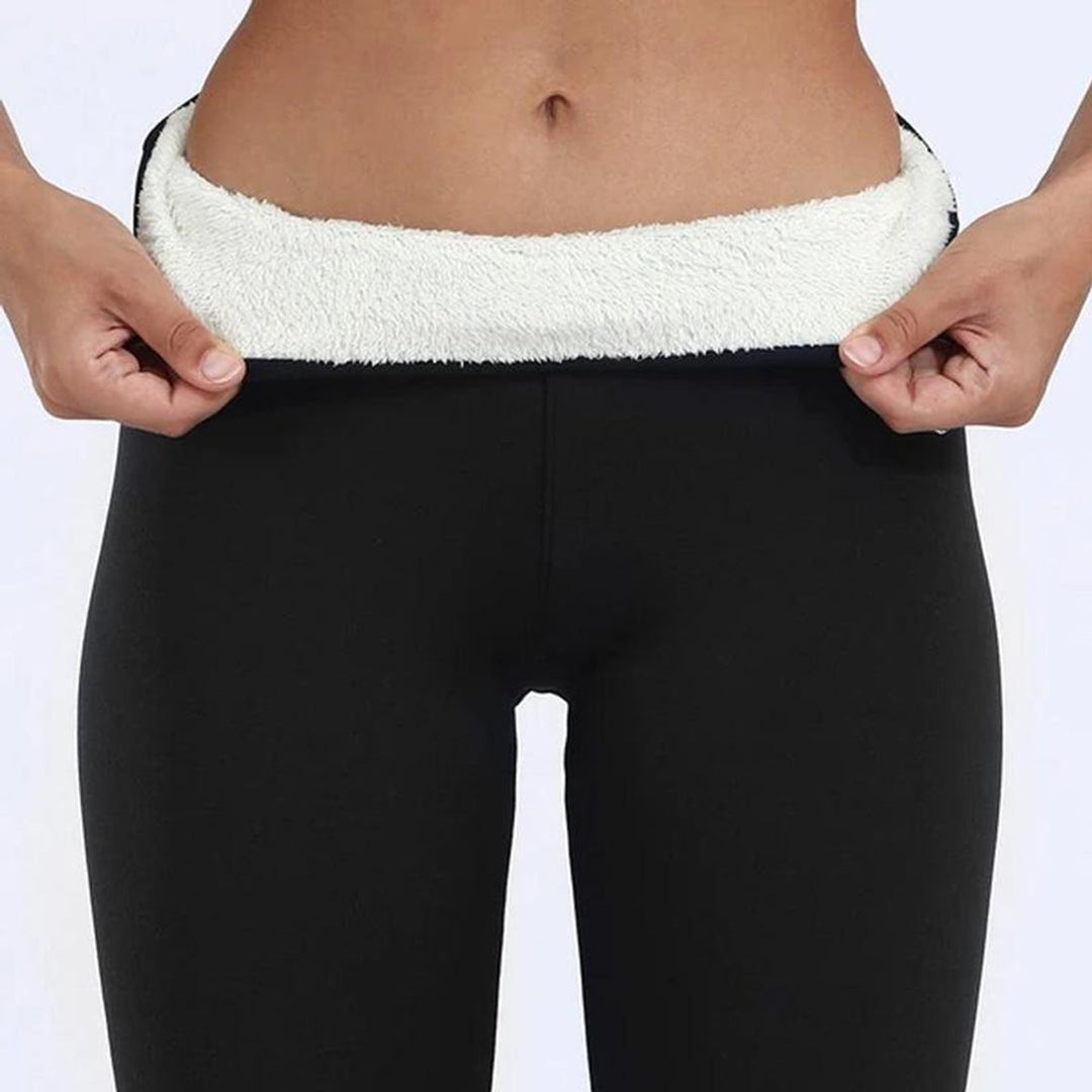 Women's Fleece-Lined High-Waist Thermal Winter Legging