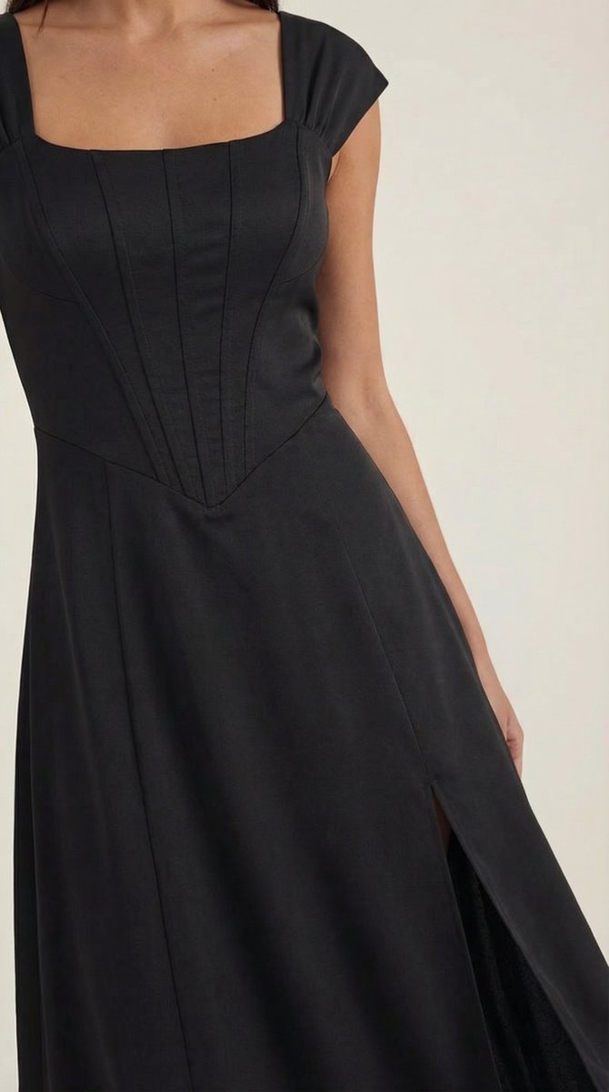 Women's Floral A-Line Sleeveless Midi Formal Dress