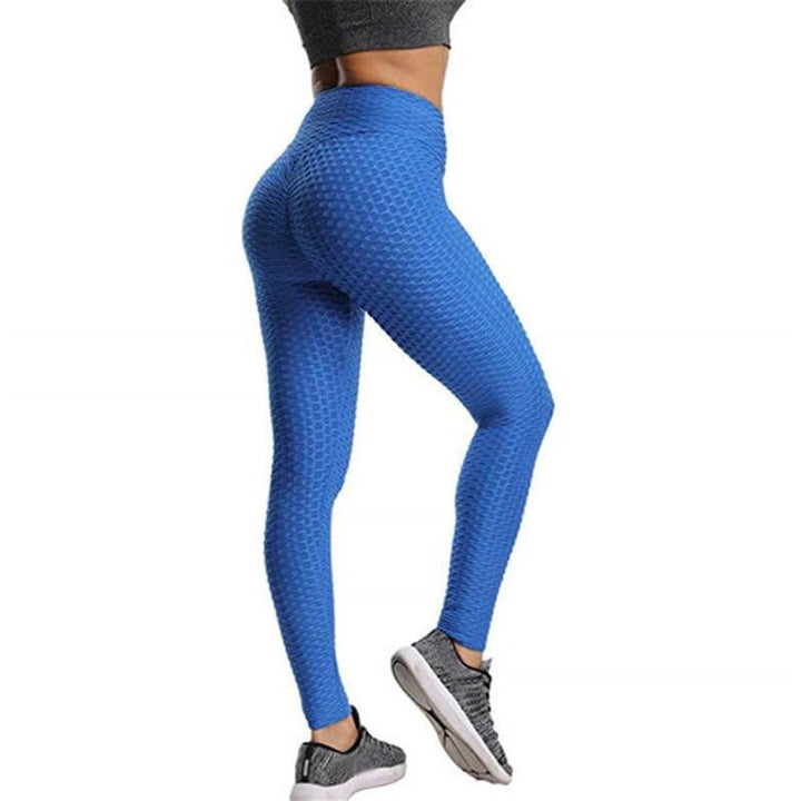 Women's High-Waist Booty-Lifting Anti-Cellulite Textured Legging