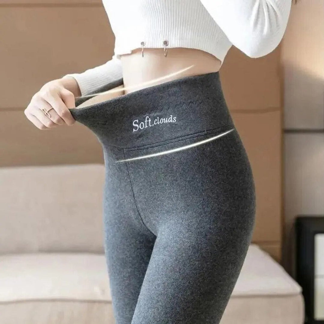 Women's High-Waist Fleece-Lined Thermal Legging