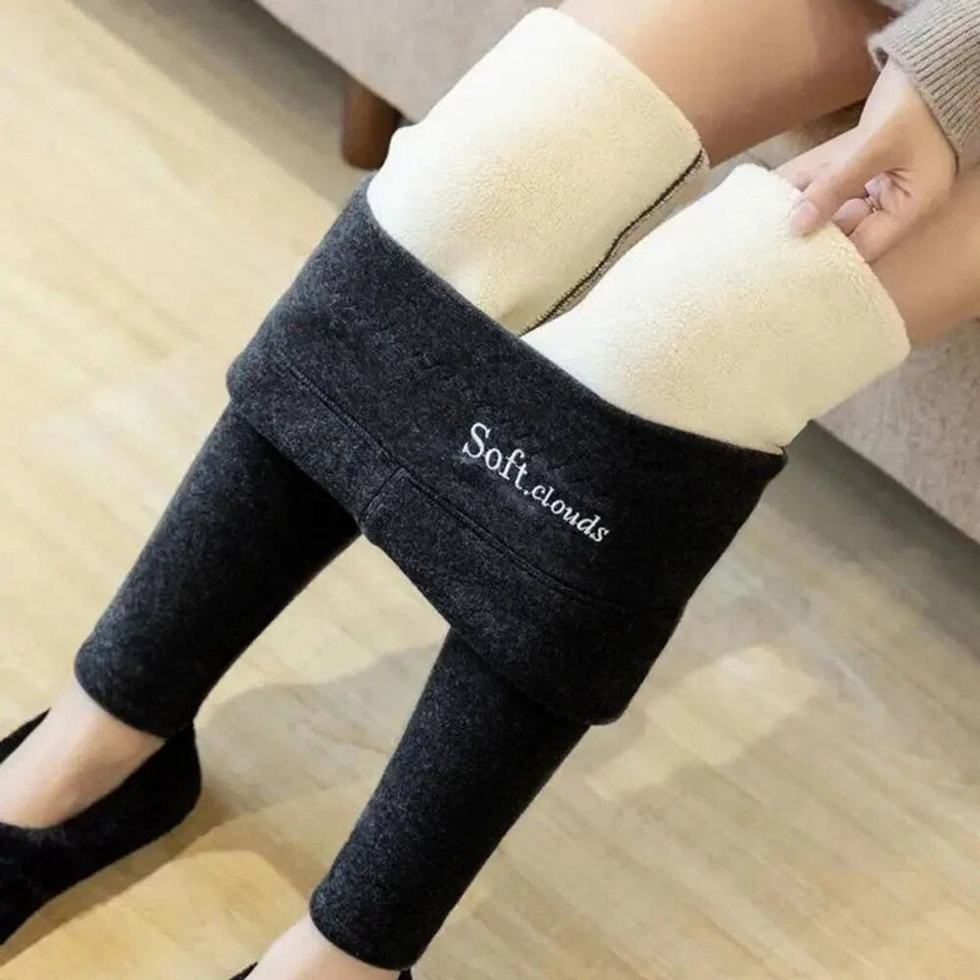Women's High-Waist Fleece-Lined Thermal Legging