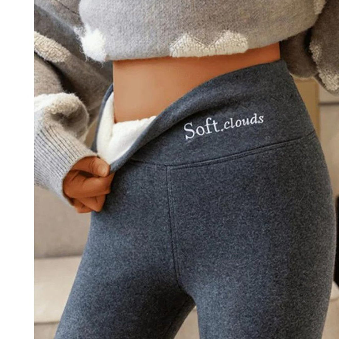 Women's High-Waist Fleece-Lined Thermal Legging