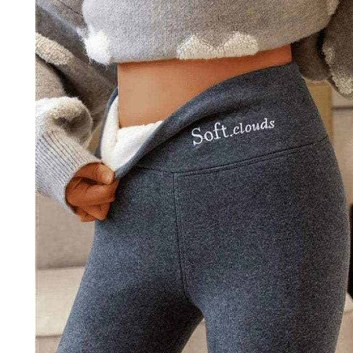 Women's High-Waist Fleece-Lined Thermal Legging