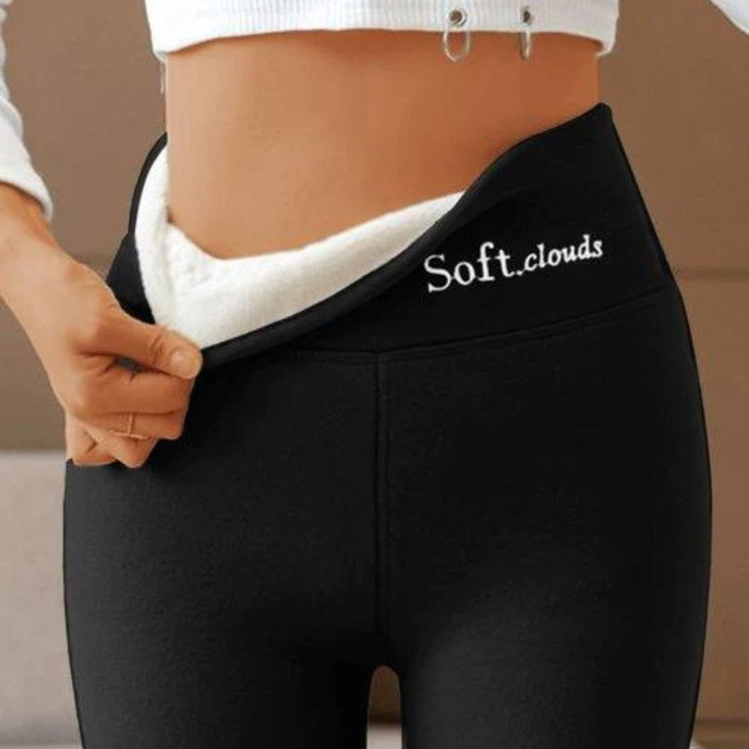 Women's High-Waist Fleece-Lined Thermal Legging