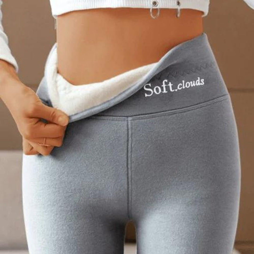 Women's High-Waist Fleece-Lined Thermal Legging