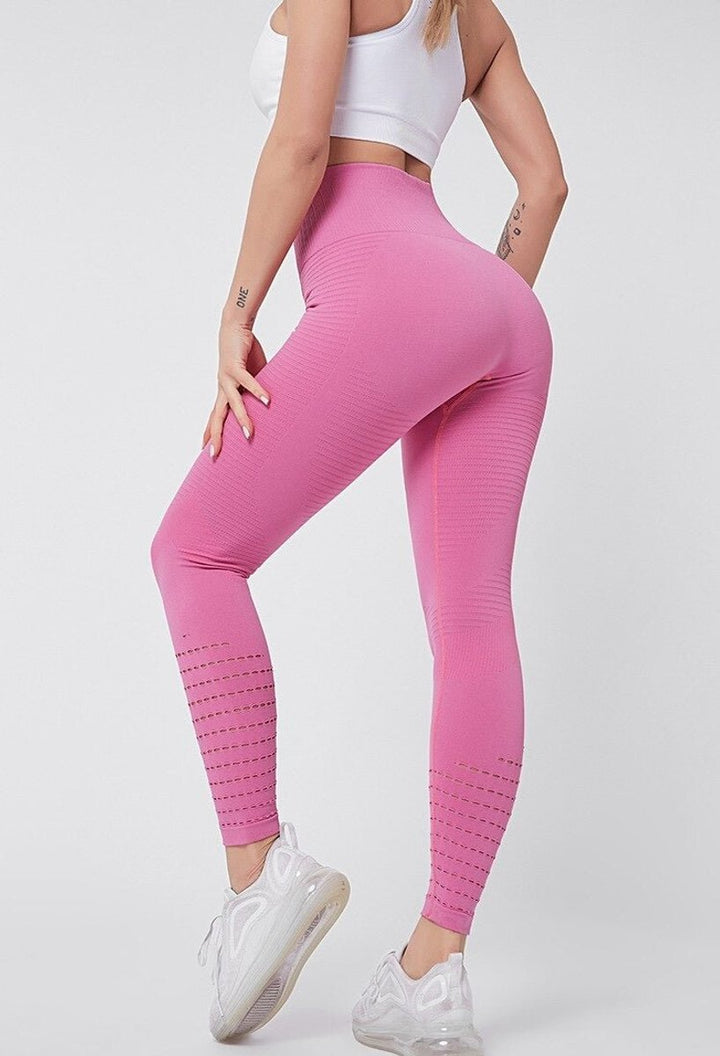 Women's High-Waist Seamless Cutout Workout Legging