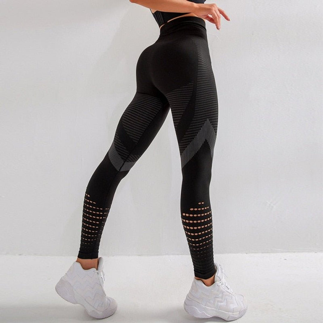 Women's High-Waist Seamless Cutout Workout Legging