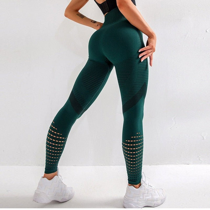 Women's High-Waist Seamless Cutout Workout Legging