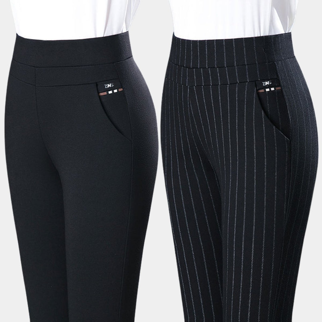 Women's High-Waist Stretch Pull-On Slim Legging Pants