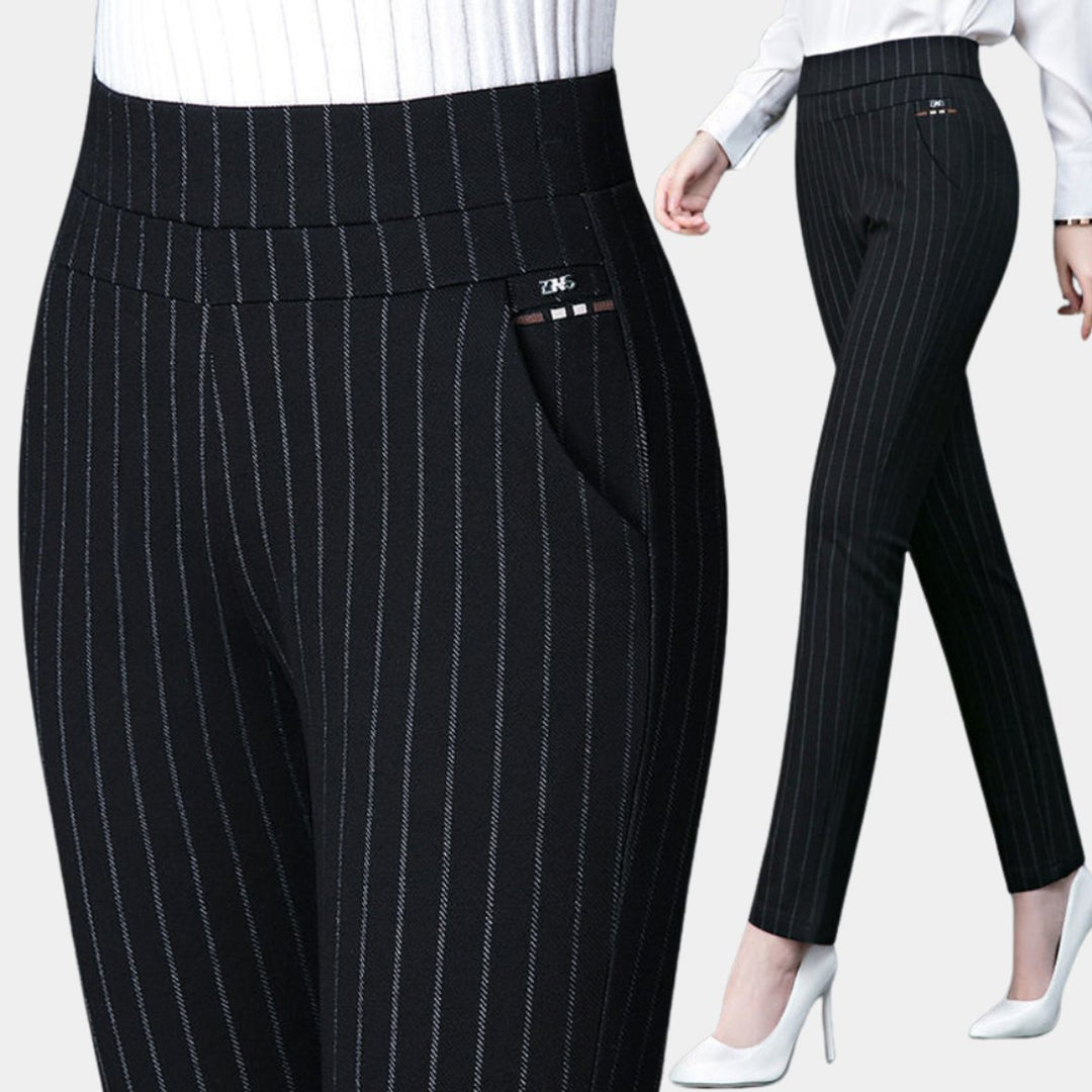 Women's High-Waist Stretch Pull-On Slim Legging Pants