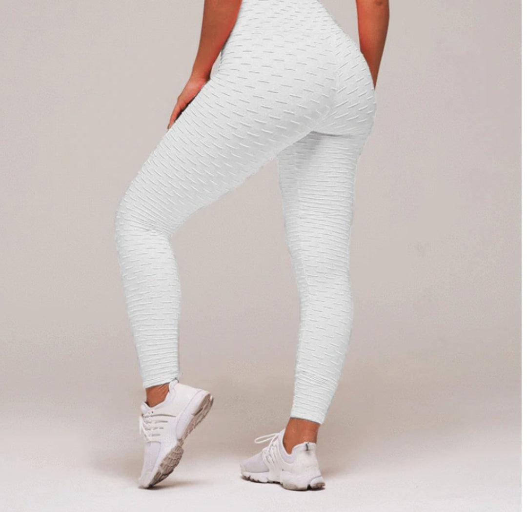 Women's High-Waist Textured Compression Legging