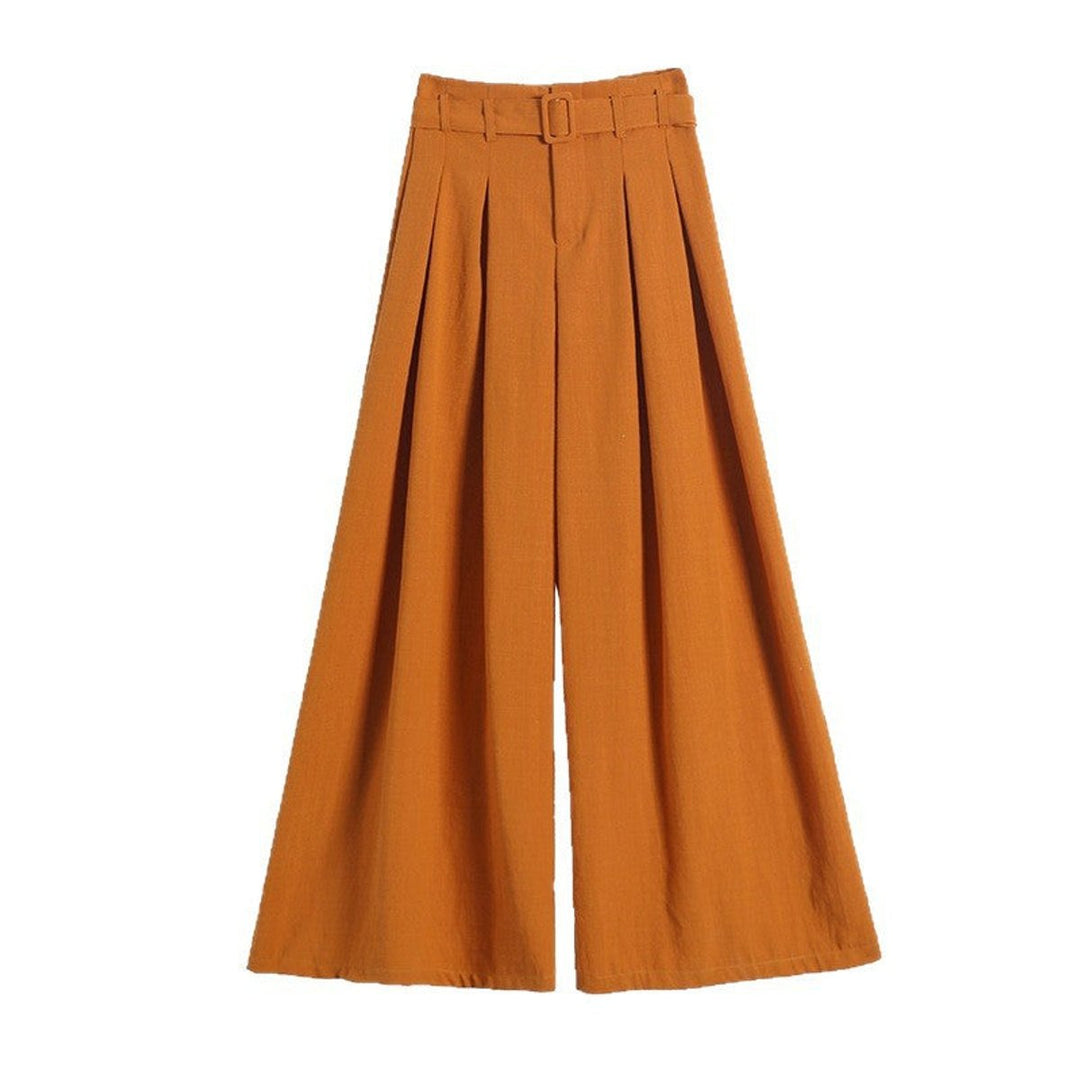 Women's High Waisted Jeans Flared A-Line Denim Maxi Skirt