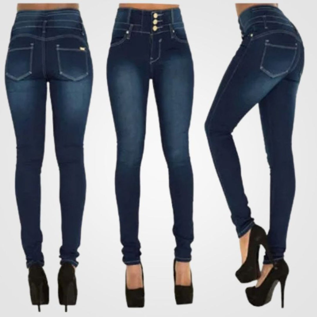 Women's High Waisted Jeans Skinny Stretch Denim Pants