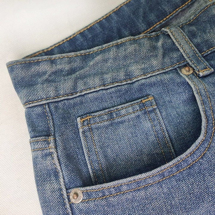 Women's High Waisted Jeans Wide Leg Relaxed Fit Cotton Denim Pants