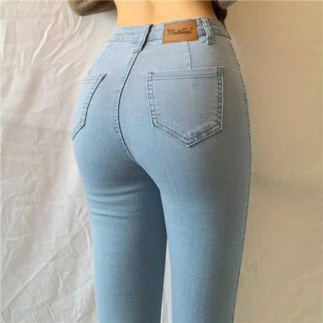 Women's High Waisted Skinny Jeans Slim Fit Stretch Denim Pants