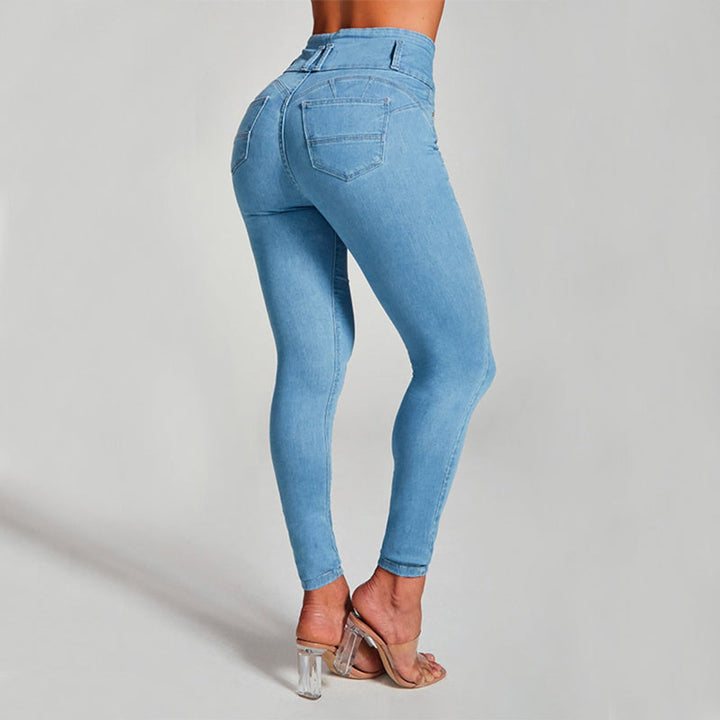 Women's High Waisted Skinny Stretch Butt-Lifting Jeans
