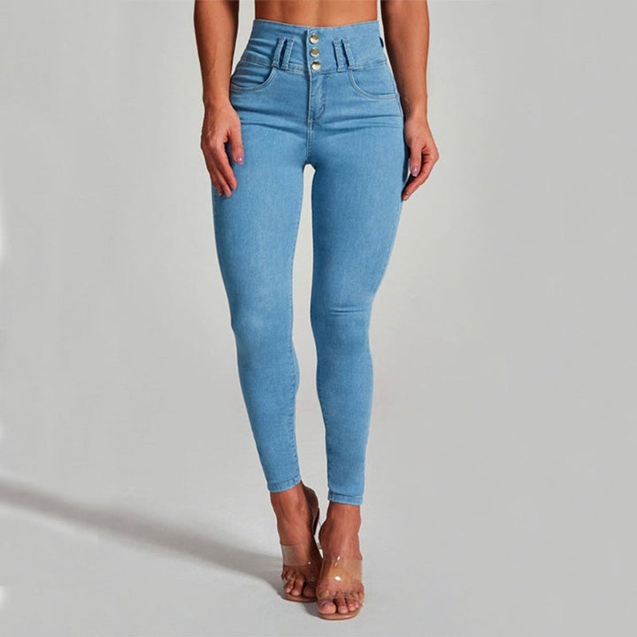 Women's High Waisted Skinny Stretch Butt-Lifting Jeans