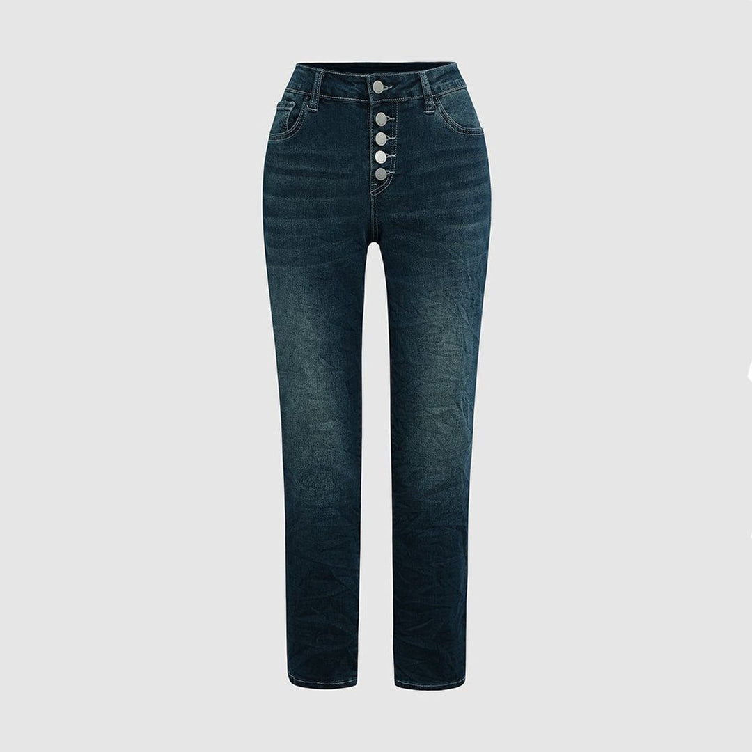 Women's High Waisted Slim Fit Stretch Skinny Jeans