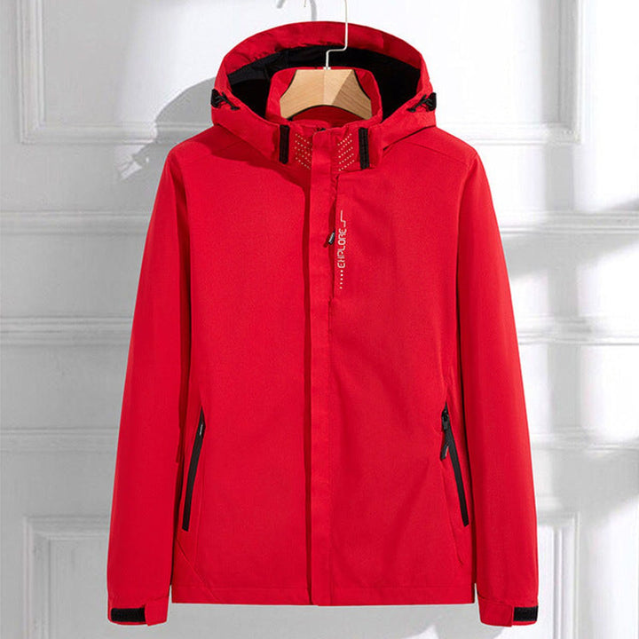 Women's Lightweight Windproof Zip-Up Hooded Outdoor Jacket