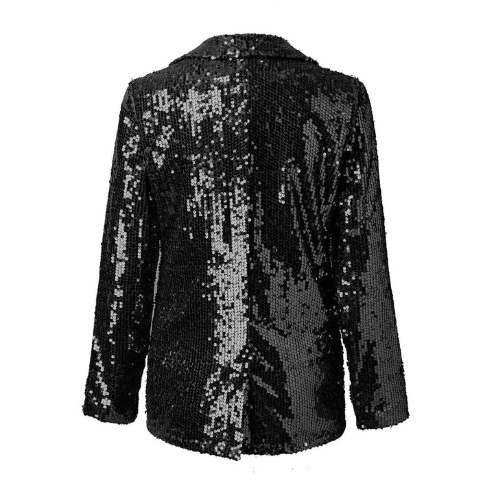 Women's Long-Sleeve Sequin Party Blazer