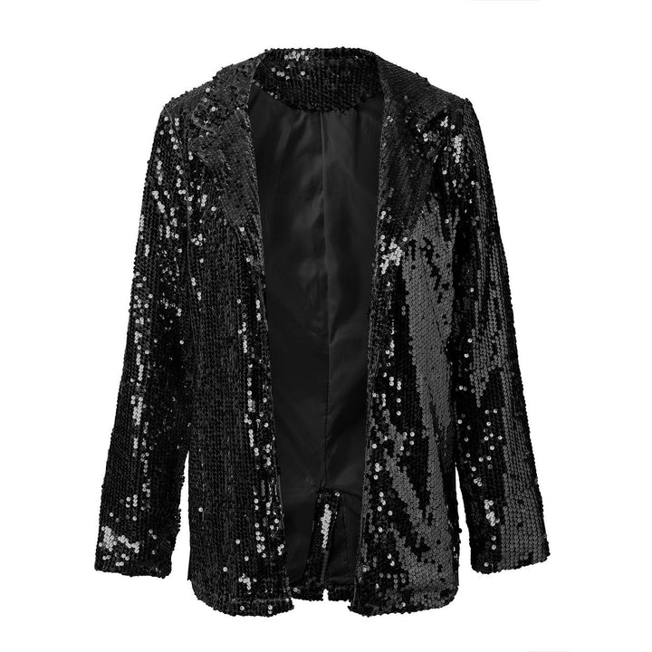 Women's Long-Sleeve Sequin Party Blazer