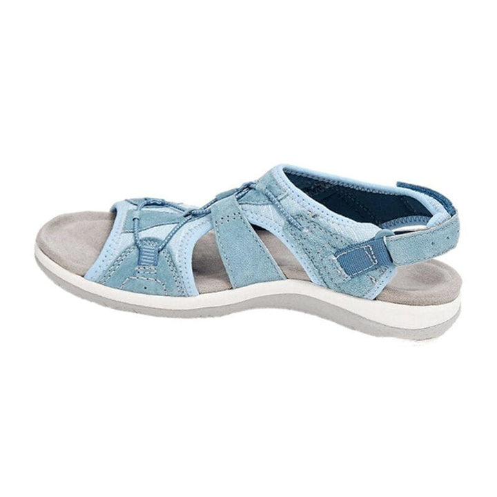 Women's Open-Toe Multi-Strap Velcro Sport Sandals