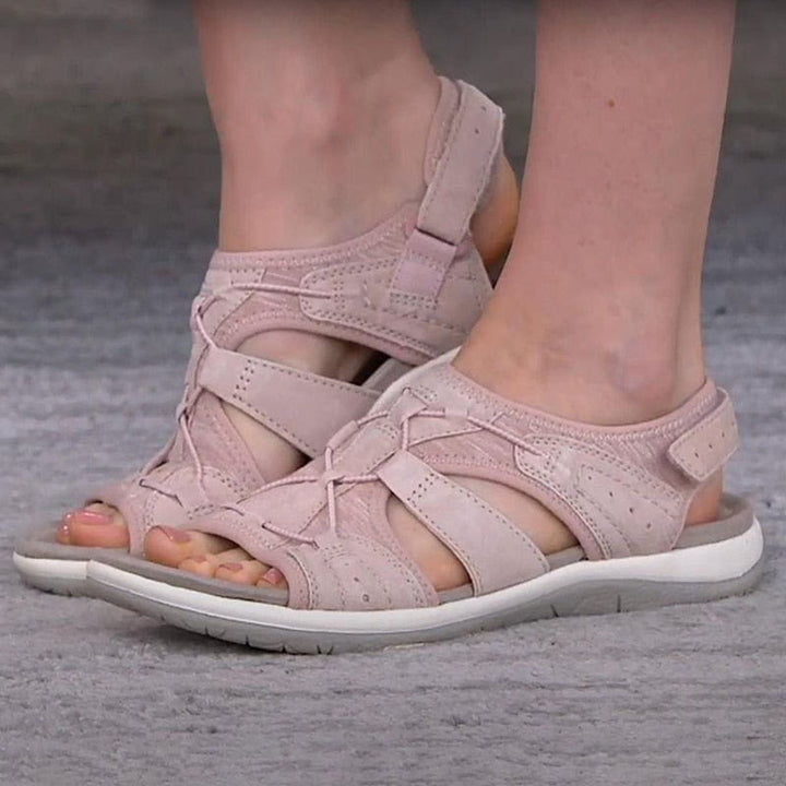 Women's Open-Toe Multi-Strap Velcro Sport Sandals