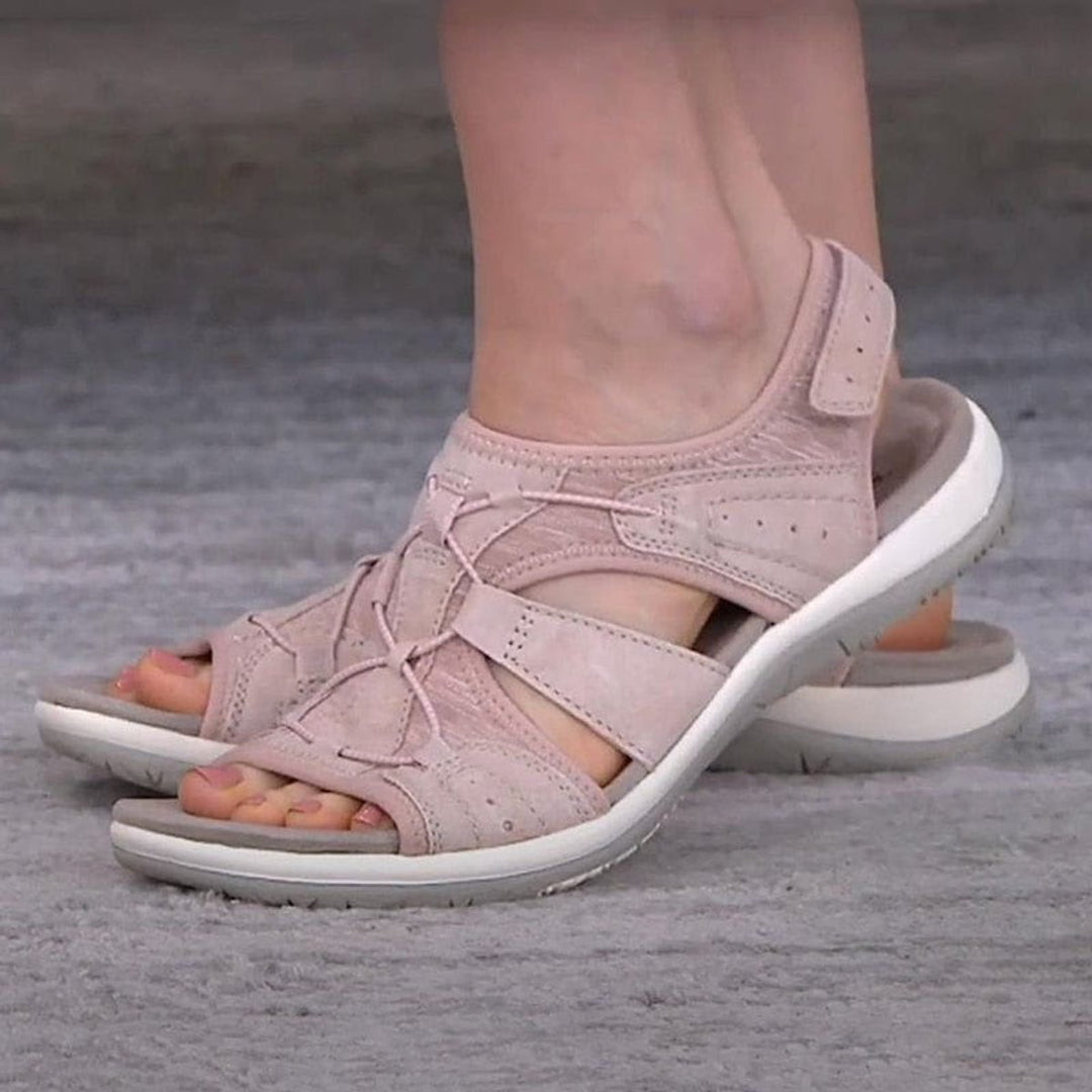 Women's Open-Toe Multi-Strap Velcro Sport Sandals