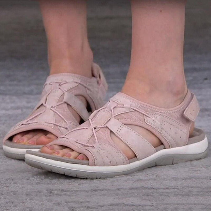 Women's Open-Toe Multi-Strap Velcro Sport Sandals