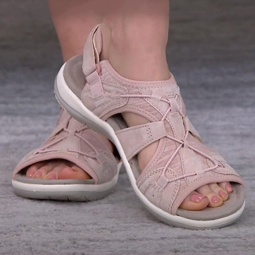 Women's Open-Toe Multi-Strap Velcro Sport Sandals
