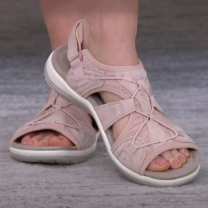 Women's Open-Toe Multi-Strap Velcro Sport Sandals