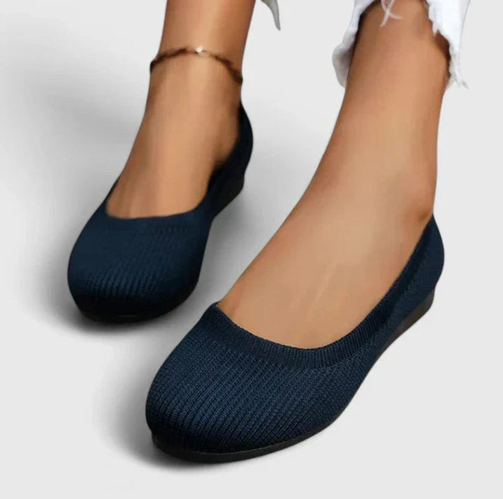 Women's Orthopedic Arch-Support Knit Slip-On Flats