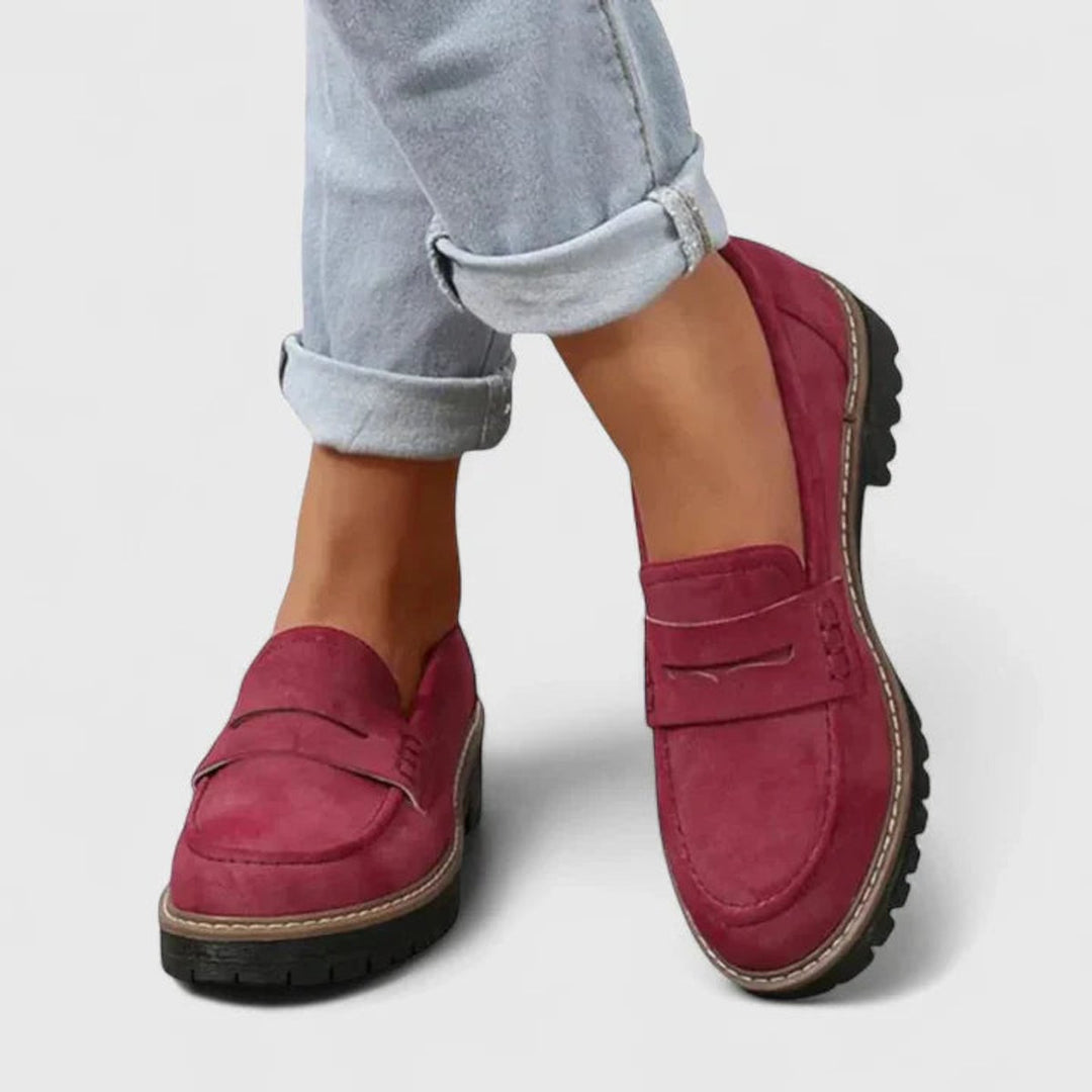 Women's Orthopedic Arch-Support Slip-On Platform Loafers