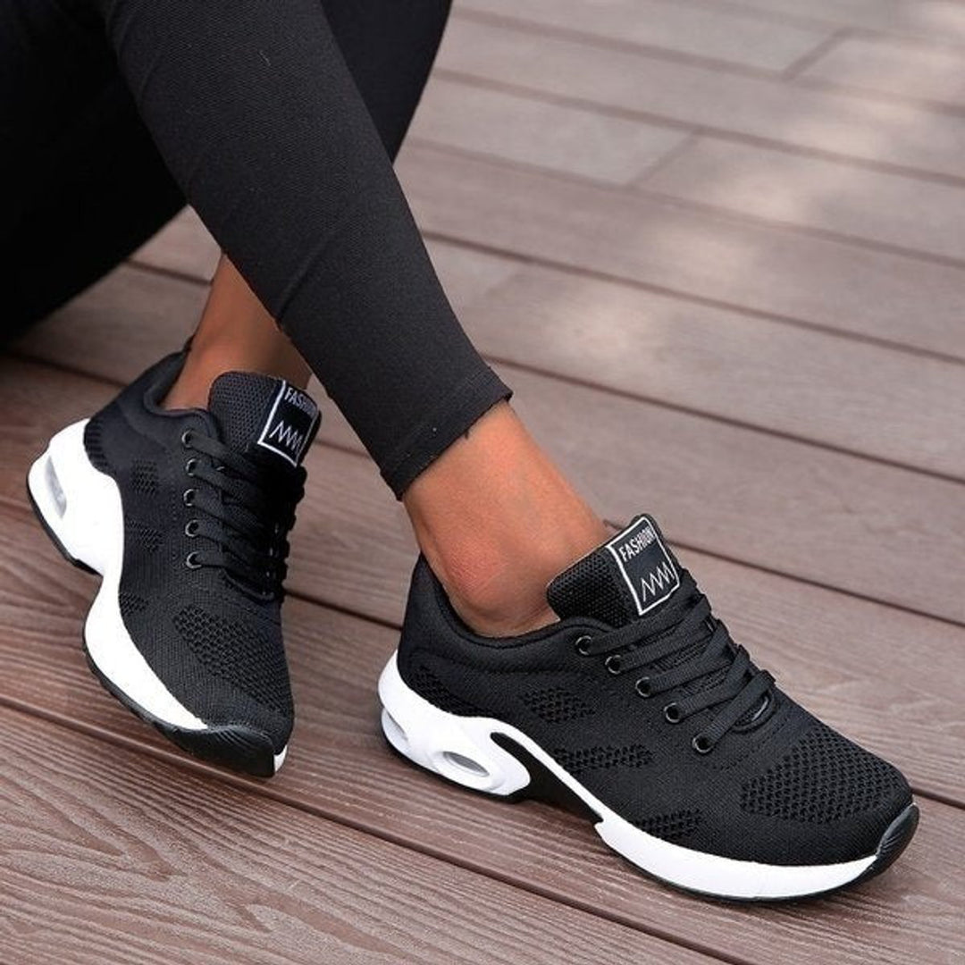Women's Orthopedic Breathable Lace-Up Cushioned Sneakers