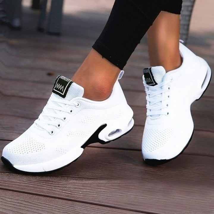 Women's Orthopedic Breathable Lace-Up Cushioned Sneakers