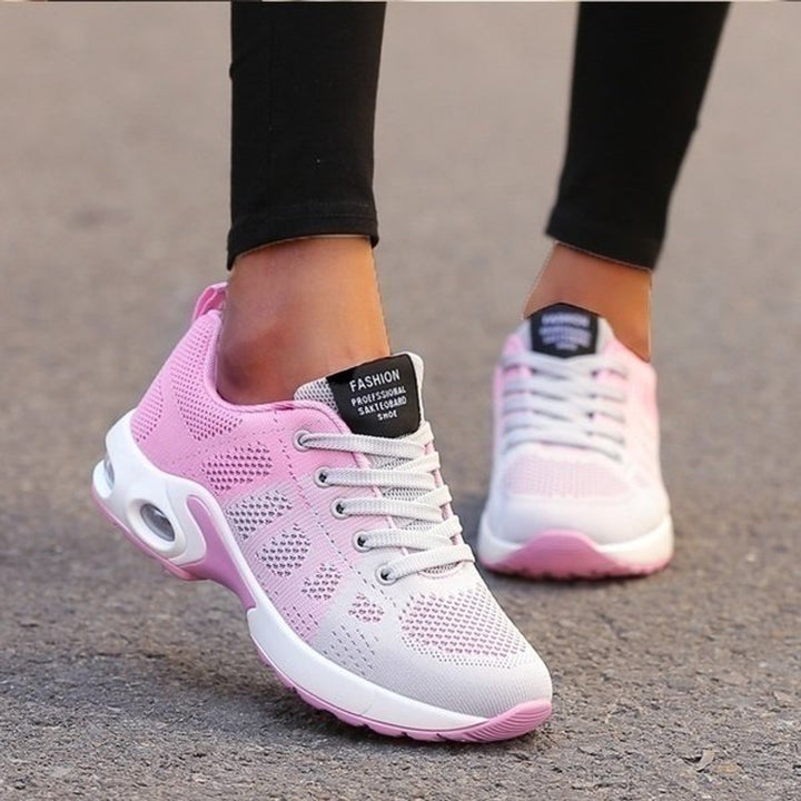 Women's Orthopedic Breathable Lace-Up Cushioned Sneakers