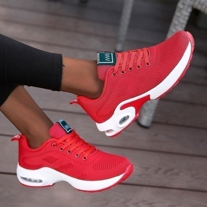 Women's Orthopedic Breathable Lace-Up Cushioned Sneakers