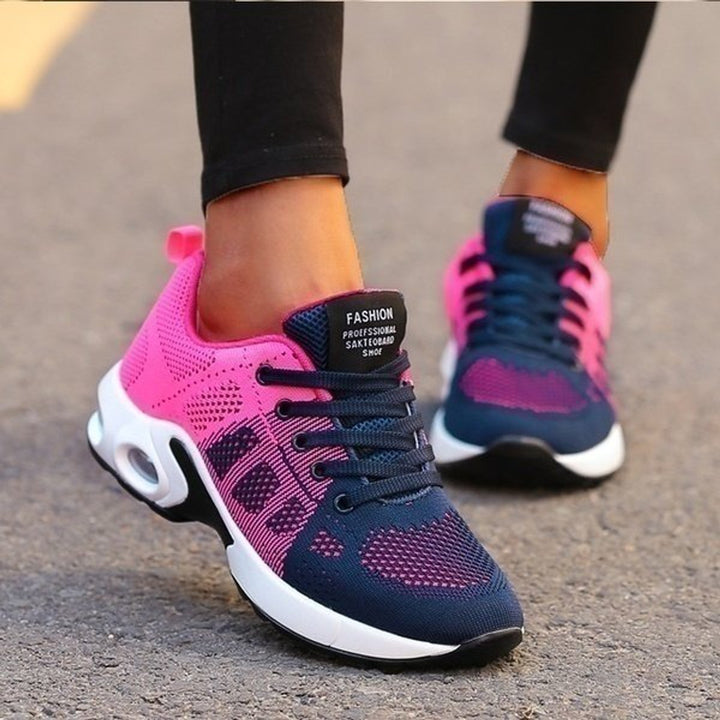 Women's Orthopedic Breathable Lace-Up Cushioned Sneakers