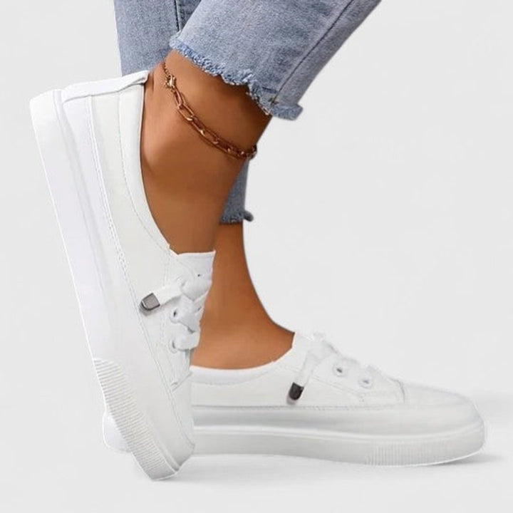 Women's Orthopedic Cushioned Lace-Up Platform Sneakers