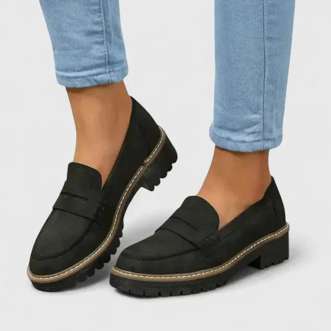 Women's Orthopedic Cushioned Slip-On Platform Loafers