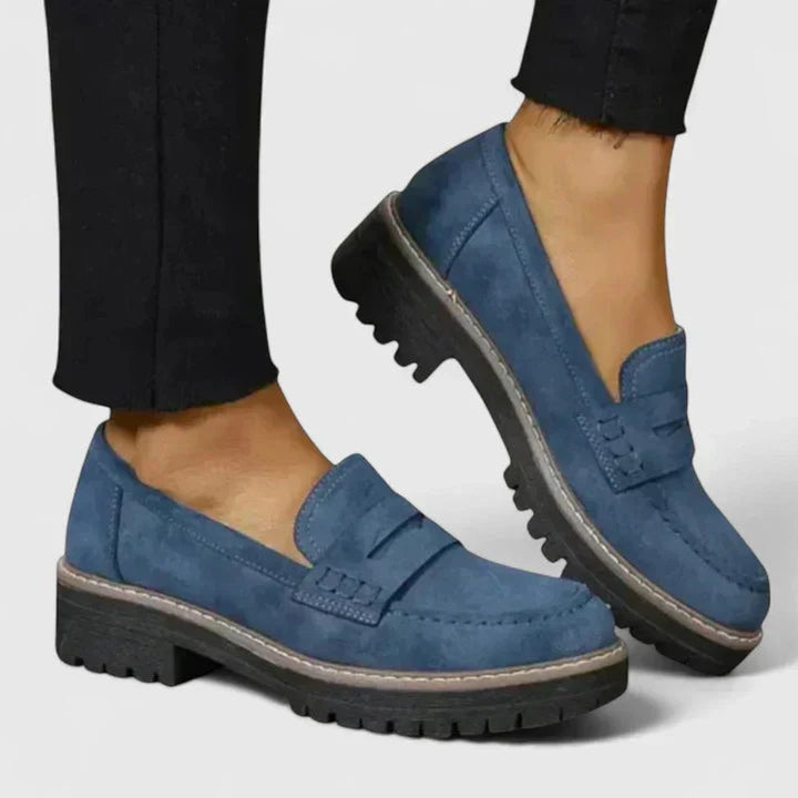Women's Orthopedic Cushioned Slip-On Platform Loafers