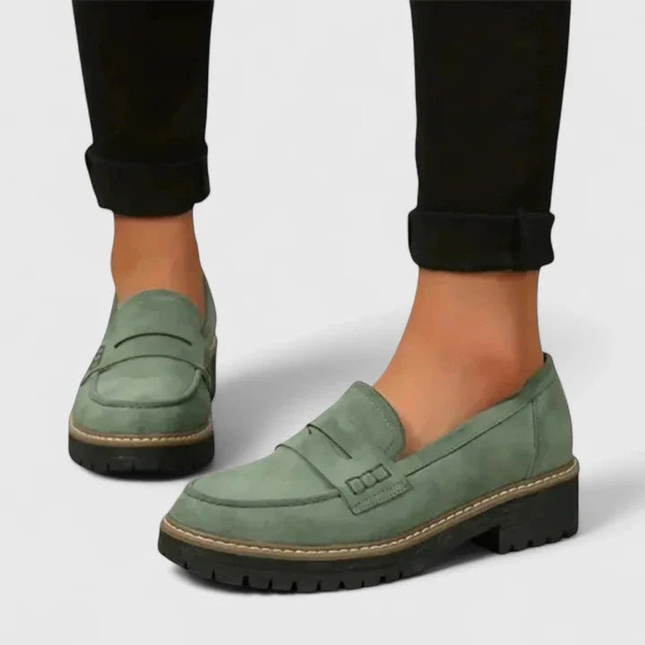 Women's Orthopedic Cushioned Slip-On Platform Loafers