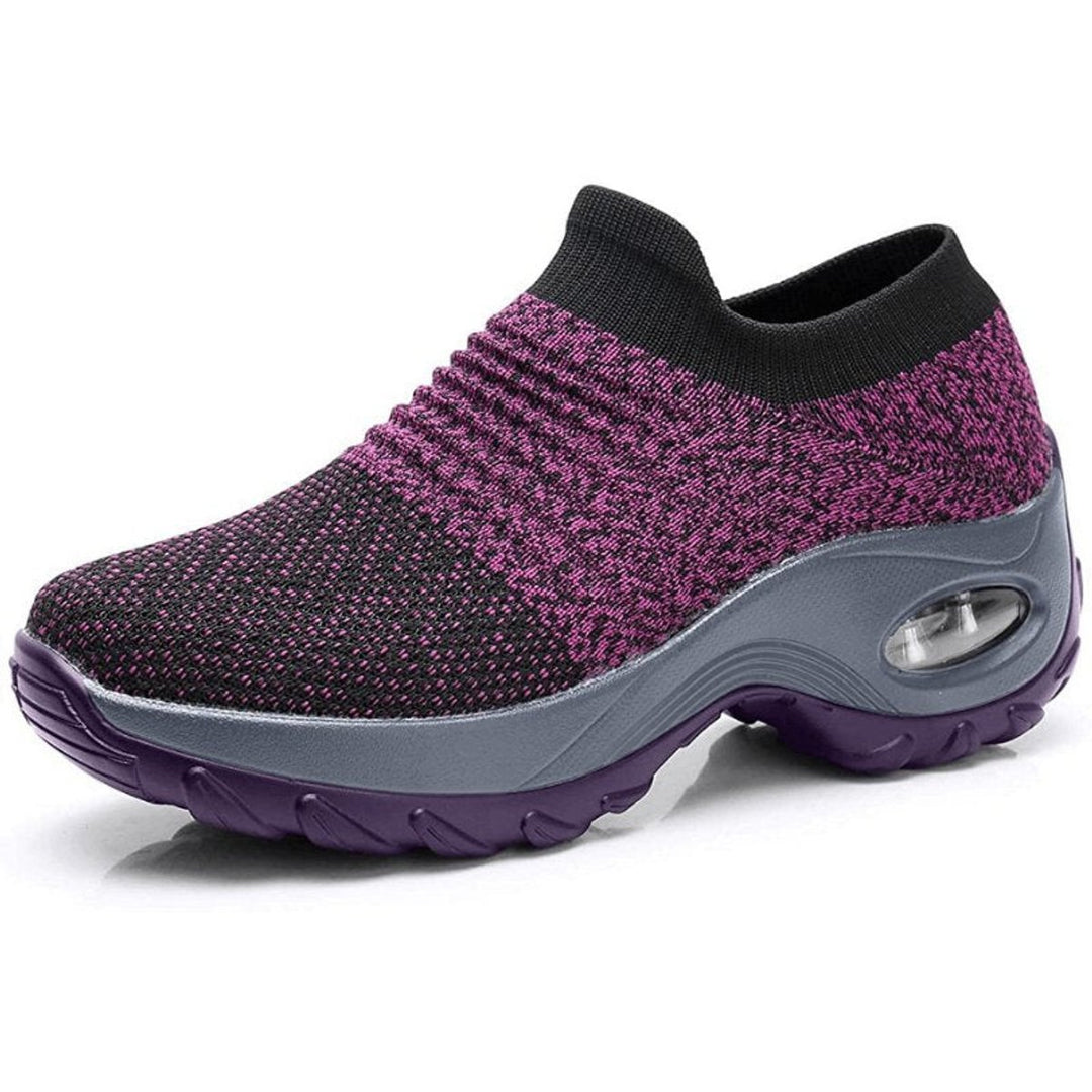 Women's Orthopedic Memory-Foam Slip-On Knit Sneakers